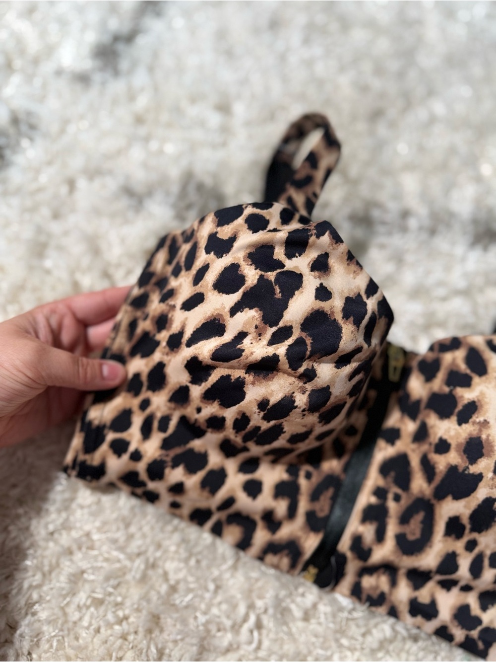 Victoria’s Secret Knockout by VS Front-Close Support Size Cheetah Print Sz 34DD - Picture 2 of 14